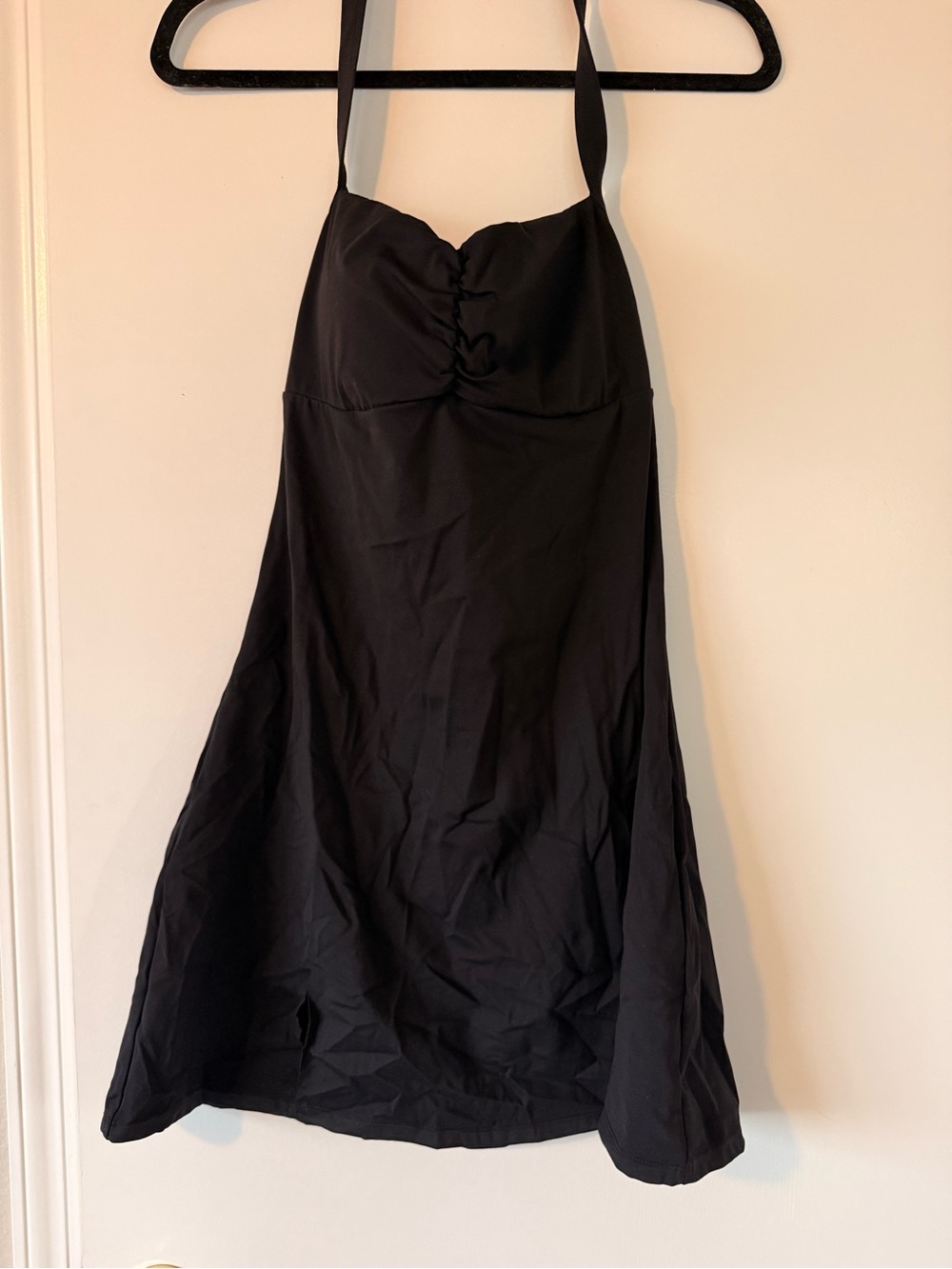Black Halter A-Line athletic Dress - Women